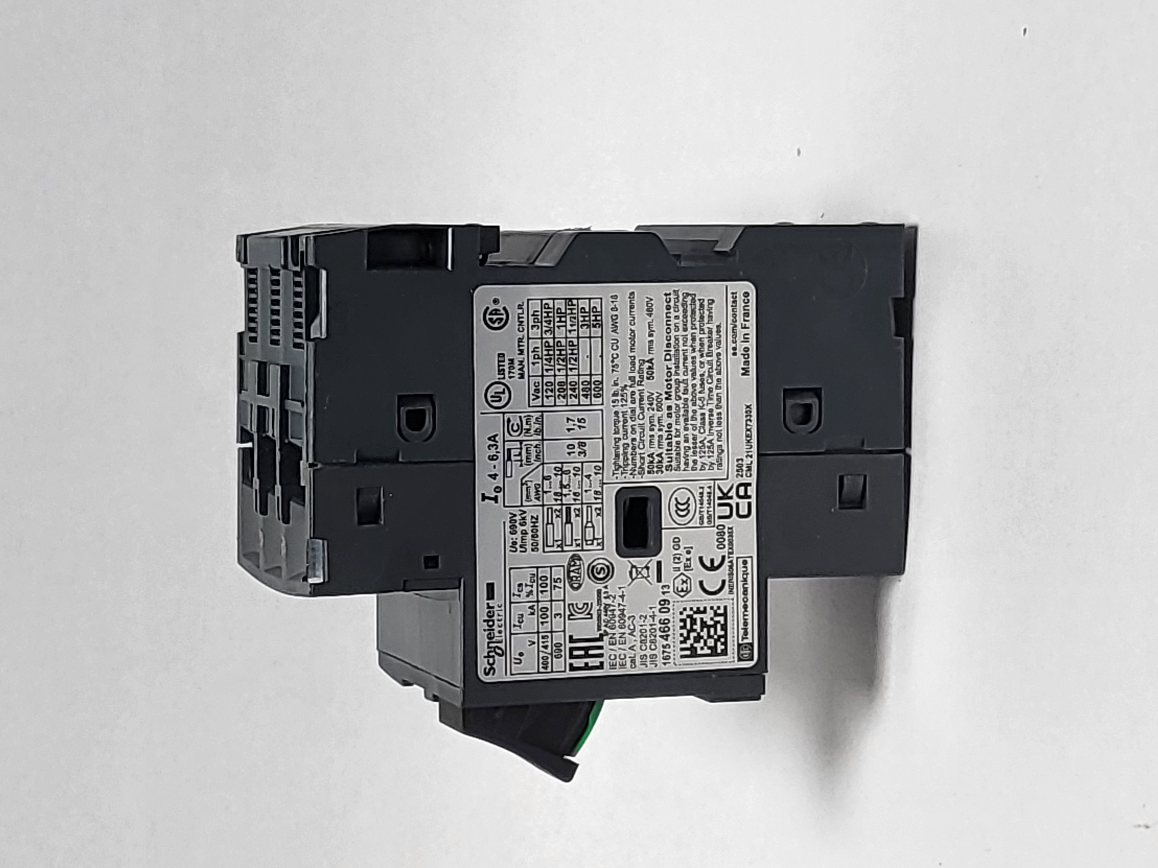 DTE Motorschutzschalter 4-6,3A GV2ME10