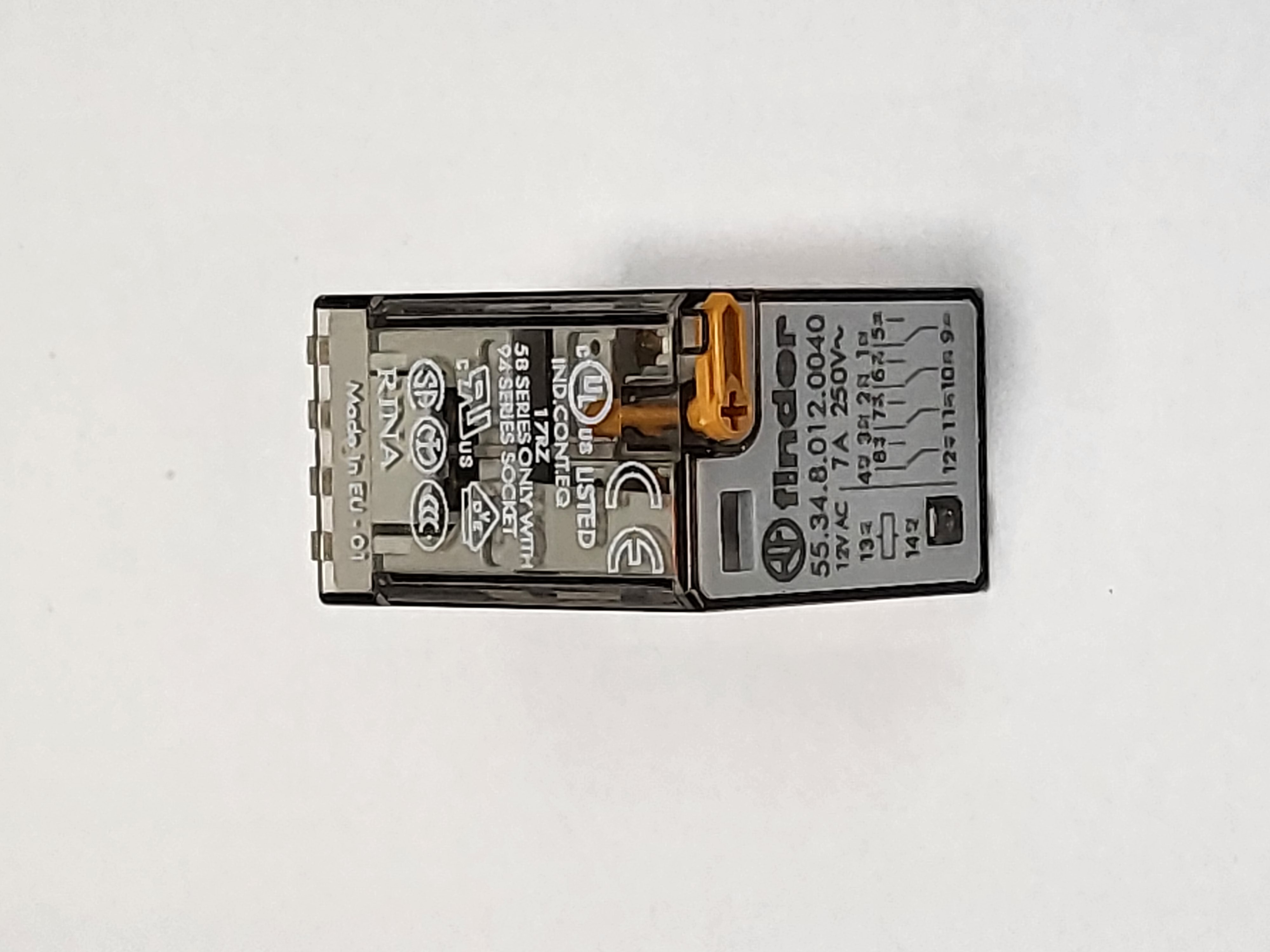 Relais 12VAC, 4 Wechsler Handbet.